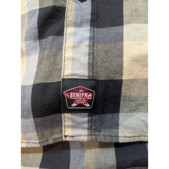 Dixxon Flannel FR The Craftsman Button Down Shirt Men's Size 2X Black Tan XXL - Picture 3 of 7